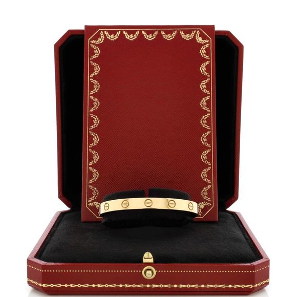 Cartier Love Cuff Bracelet 18K Yellow Gold - - Picture 2 of 4